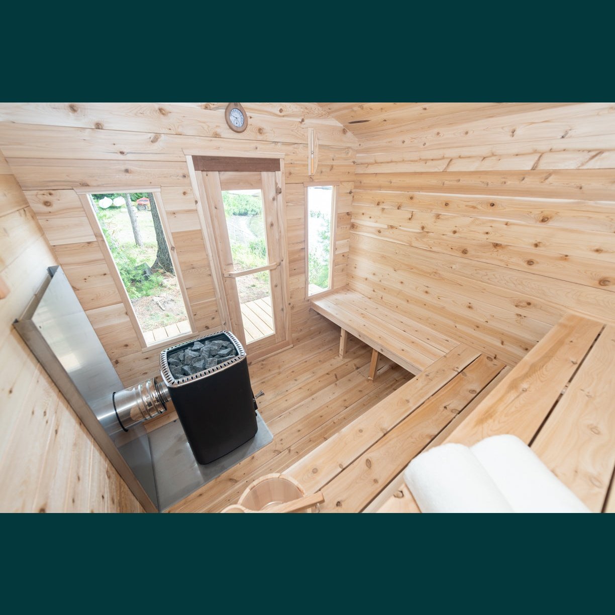 Dundalk Leisurecraft Canadian Timber - Georgian Cabin Sauna CTC88W