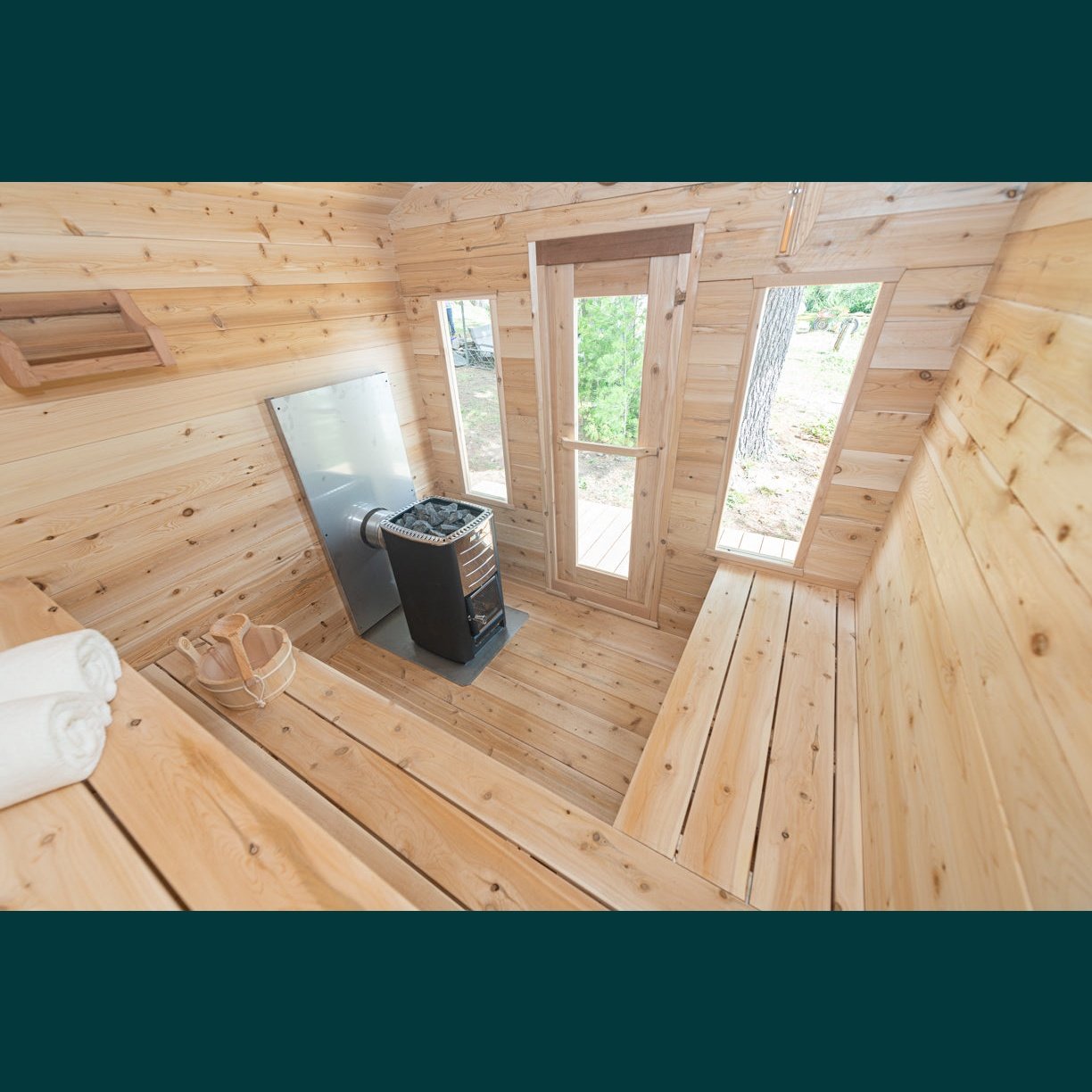 Dundalk Leisurecraft Canadian Timber - Georgian Cabin Sauna CTC88W