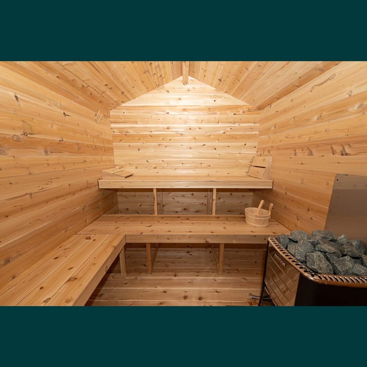 Dundalk Leisurecraft Canadian Timber - Georgian Cabin Sauna with Changeroom CTC88CW