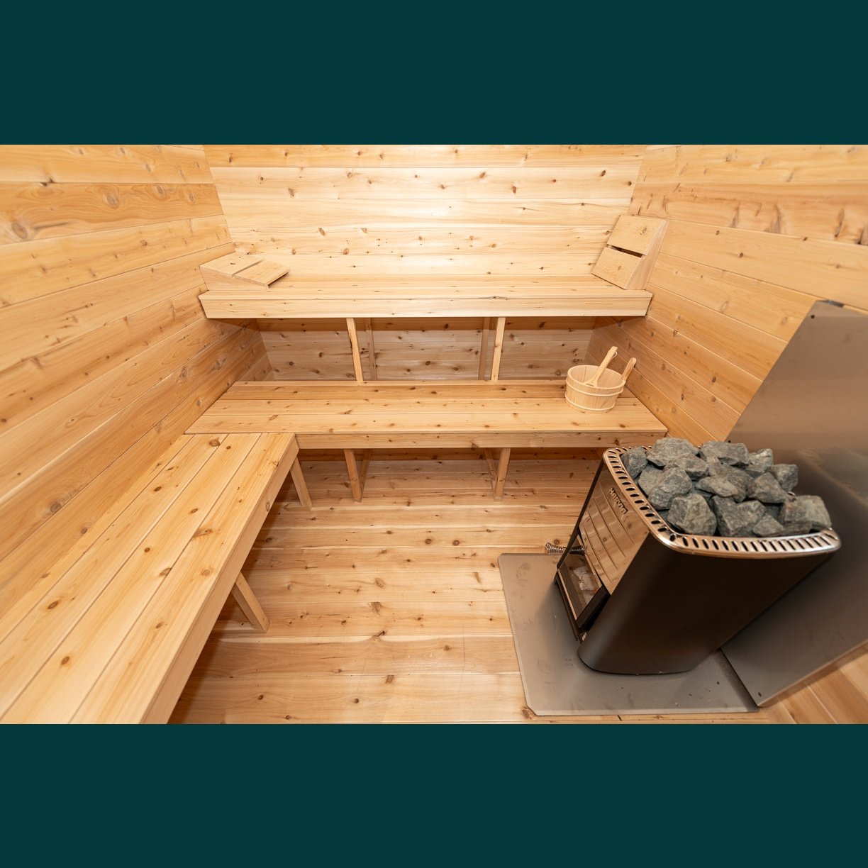 Dundalk Leisurecraft Canadian Timber - Georgian Cabin Sauna with Changeroom CTC88CW
