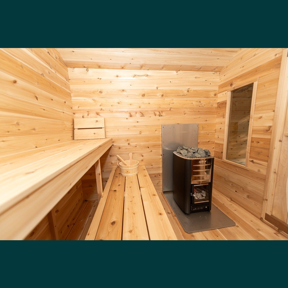 Dundalk Leisurecraft Canadian Timber - Georgian Cabin Sauna with Changeroom CTC88CW
