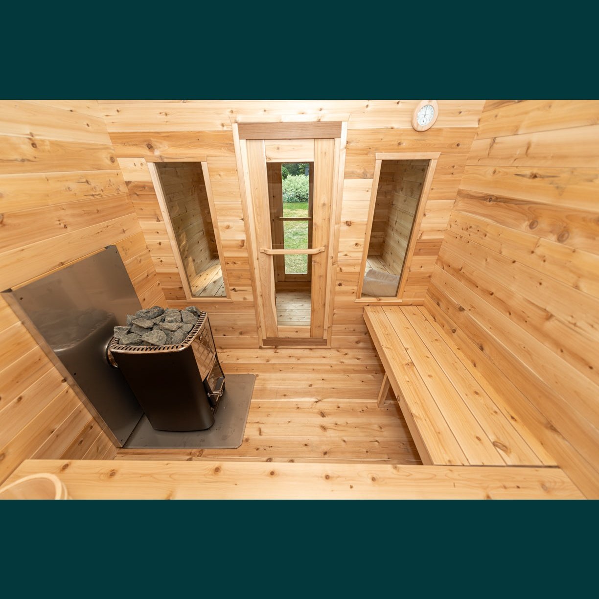 Dundalk Leisurecraft Canadian Timber - Georgian Cabin Sauna with Changeroom CTC88CW