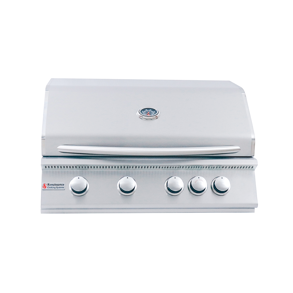 Renaissance Cooking Systems - 32" Premier Grill W/ Rear Burner - RJC32A/RJC32A LP