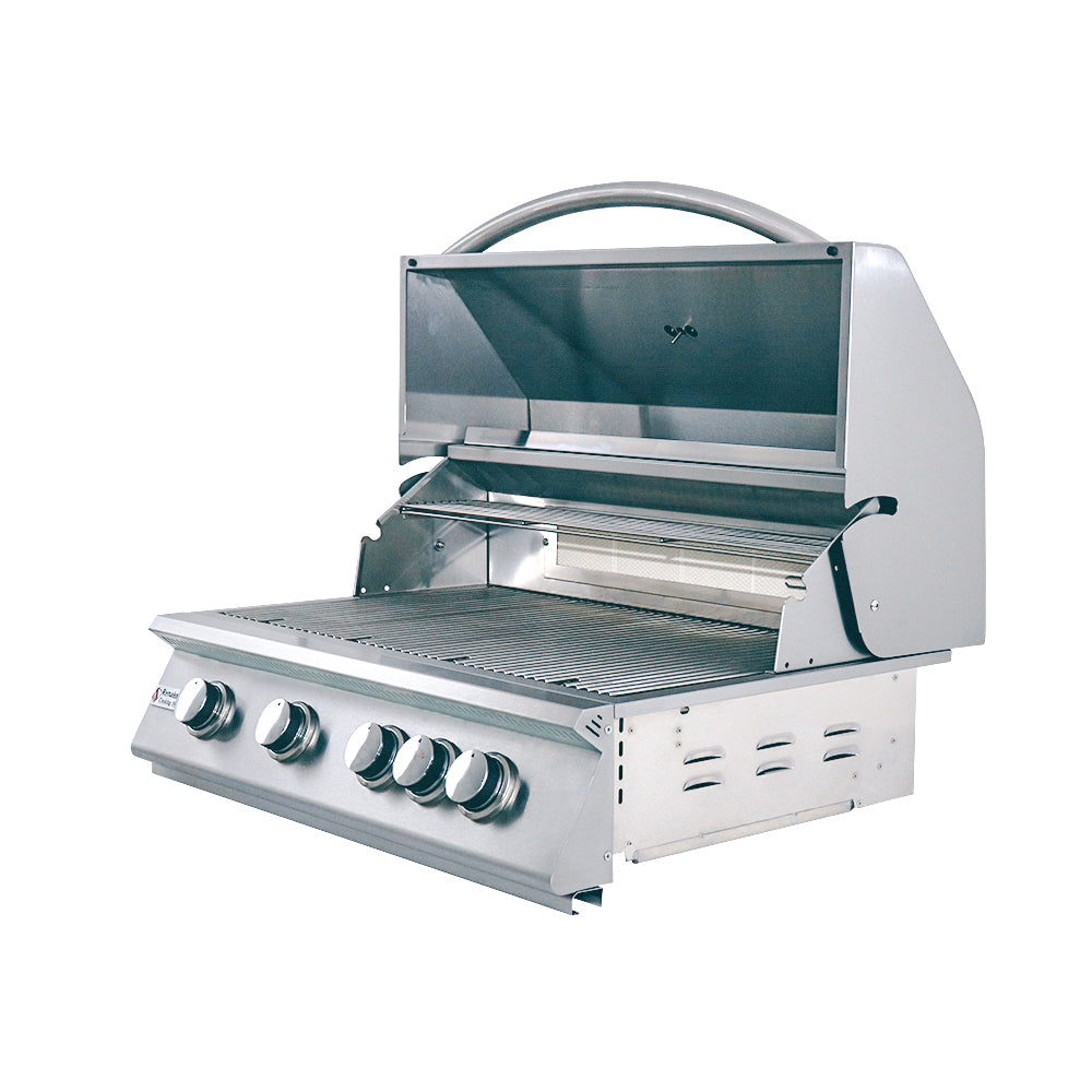Renaissance Cooking Systems - 32" Premier Grill W/ Rear Burner - RJC32A/RJC32A LP