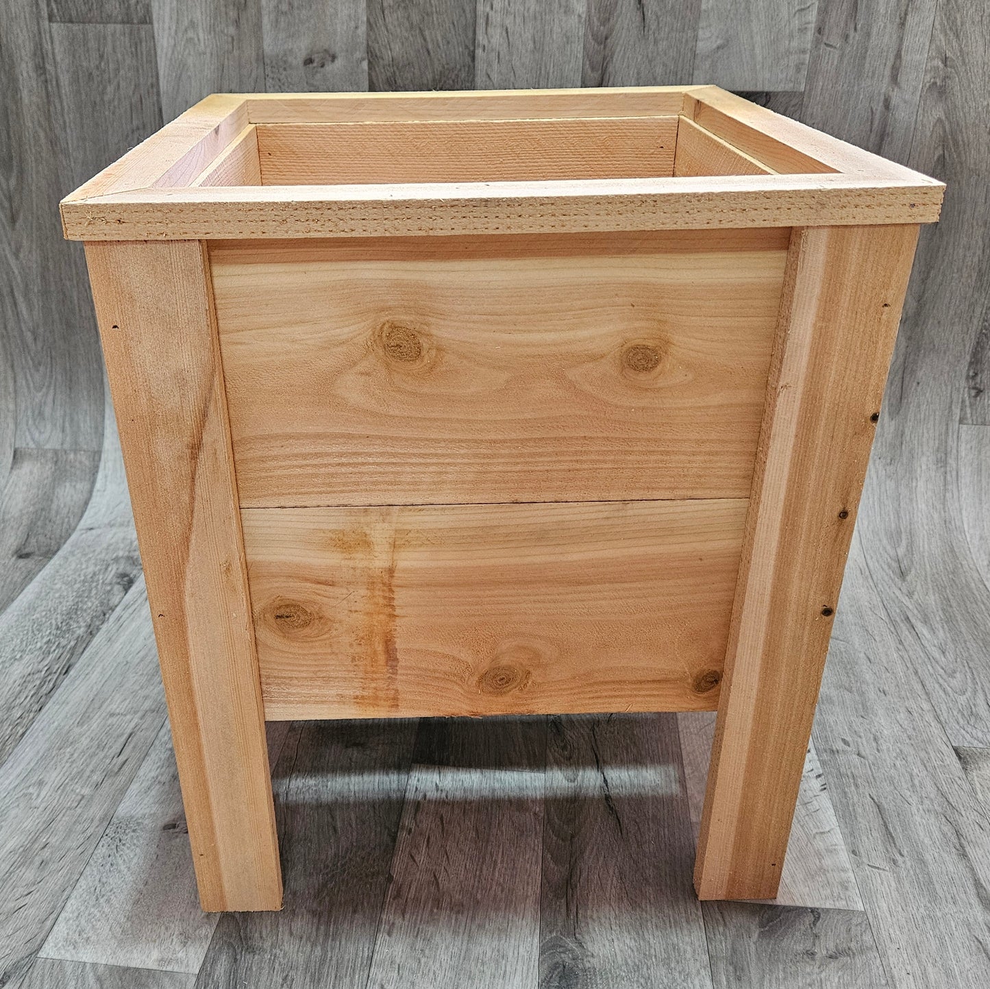 Hand-Crafted Cedar Planters - Square