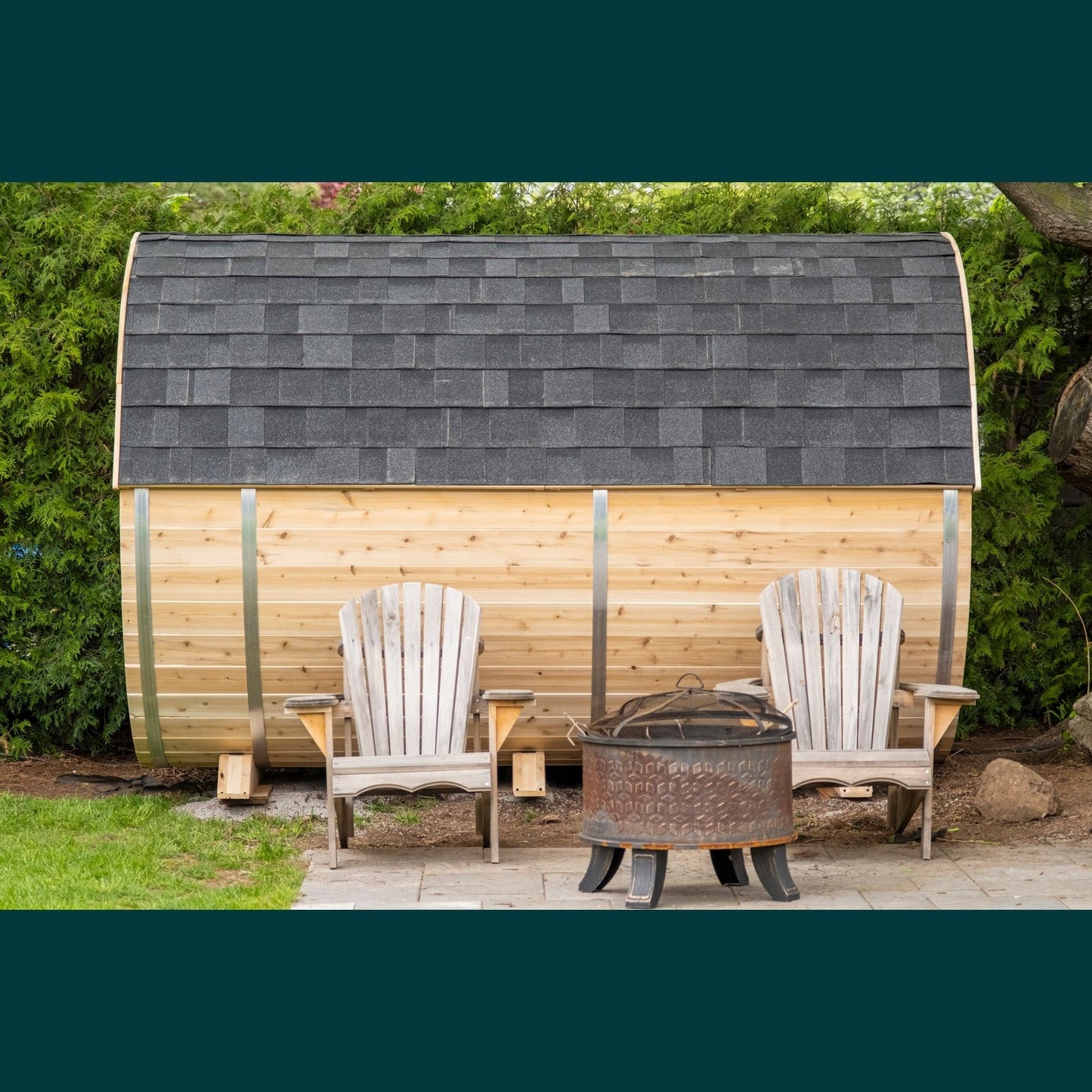 Dundalk Leisurecraft Canadian Timber - Tranquility Barrel Sauna CTC2345W