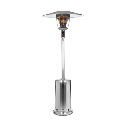 RADtec - 96" Real Flame Natural Gas Patio Heater - Stainless Steel Finish (40,000 BTU) - RF-SSNG