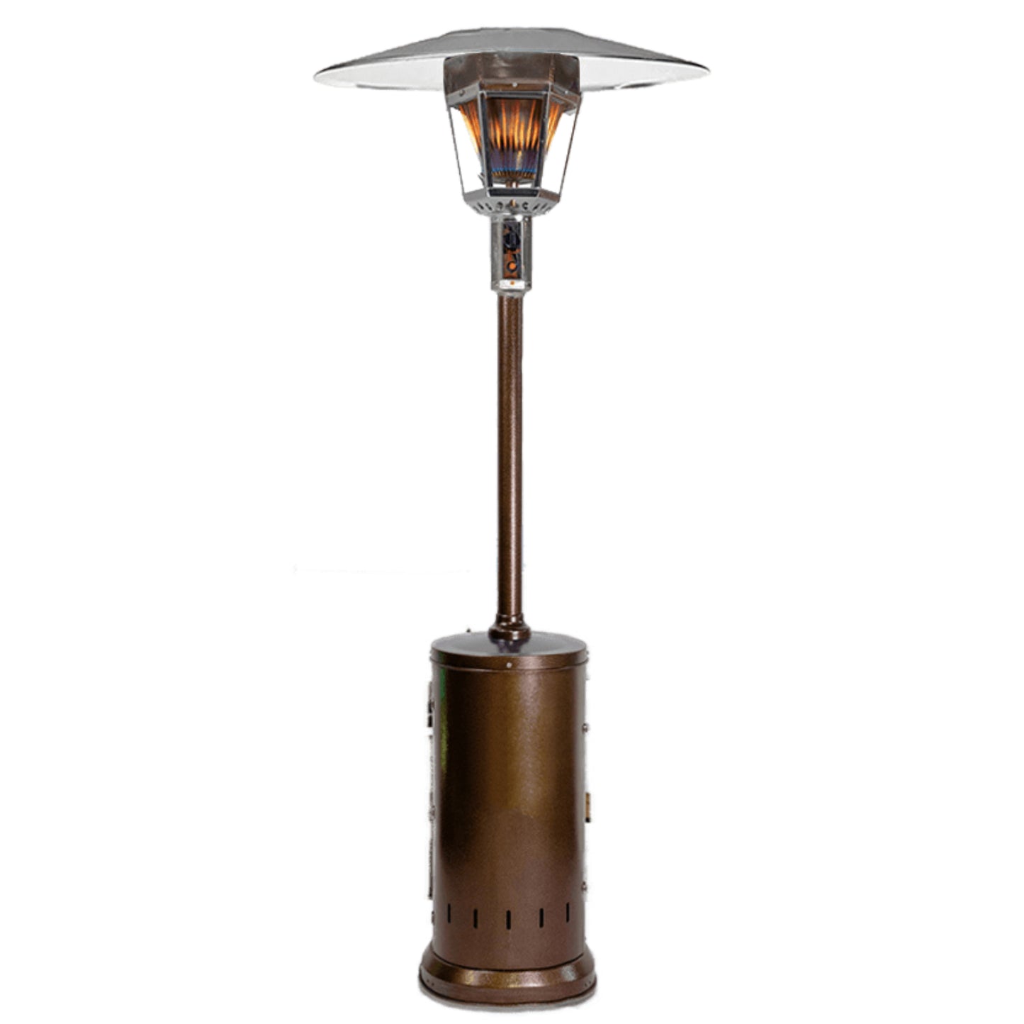 RADtec - 96" Real Flame Propane Patio Heater - Antique Bronze Finish (40,000 BTU) - RF-AB