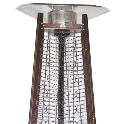 RADtec - 93" Pyramid Flame Propane Patio Heater - Antique Bronze Finish (41,000 BTU) - PYR-ABP