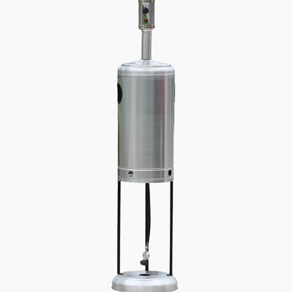 RADtec - 96" Real Flame Natural Gas Patio Heater - Stainless Steel Finish (40,000 BTU) - RF-SSNG