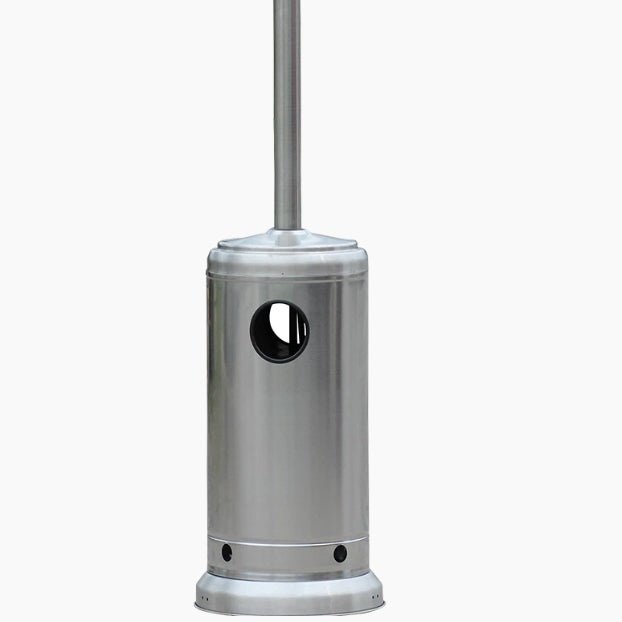 RADtec - 96" Real Flame Natural Gas Patio Heater - Stainless Steel Finish (40,000 BTU) - RF-SSNG