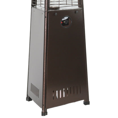 RADtec - 93" Pyramid Flame Propane Patio Heater - Antique Bronze Finish (41,000 BTU) - PYR-ABP