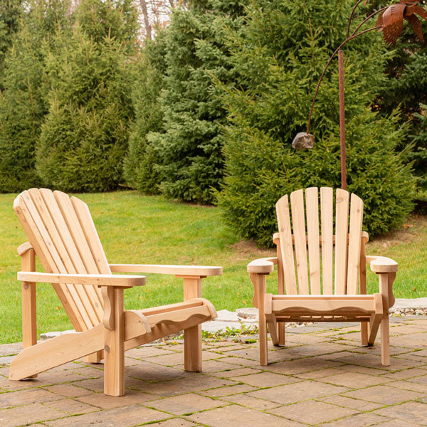 Dundalk Leisurecraft Canadian Timber - Adirondack Chair - Red Cedar - 70102018