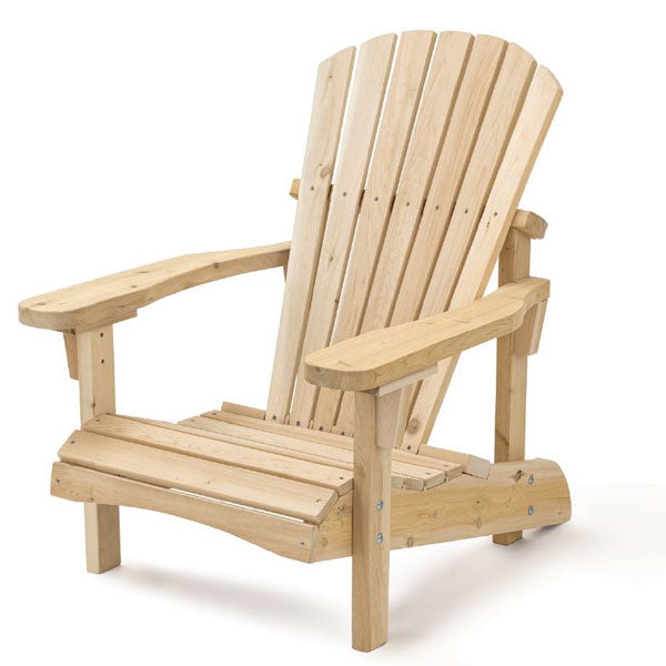 Dundalk Leisurecraft Canadian Timber - Adirondack Chair Classic - White Cedar - 70102022