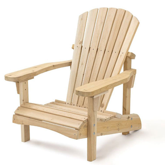 Dundalk Leisurecraft Canadian Timber - Adirondack Chair Classic - White Cedar - 70102022