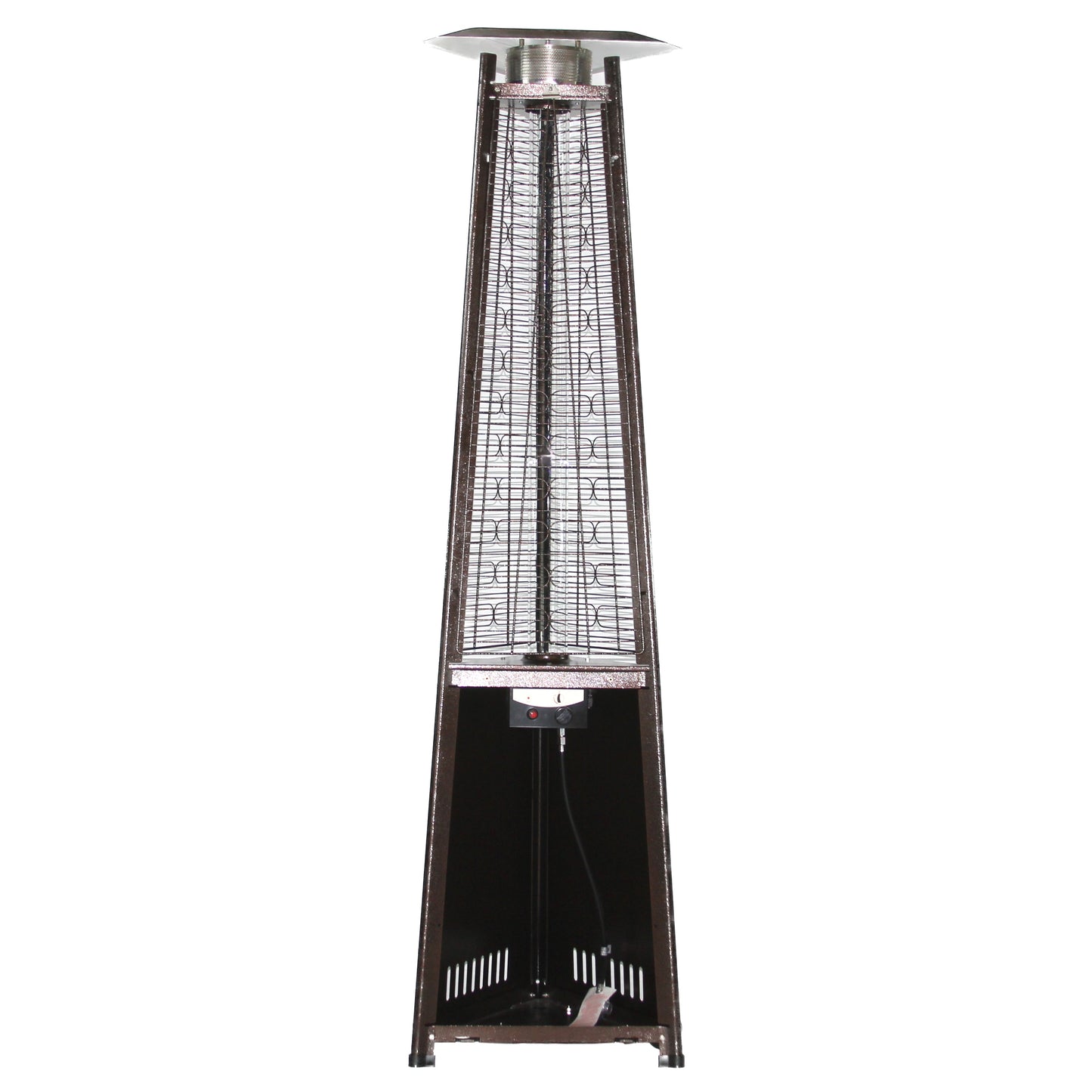 RADtec - 93" Pyramid Flame Propane Patio Heater - Antique Bronze Finish (41,000 BTU) - PYR-ABP