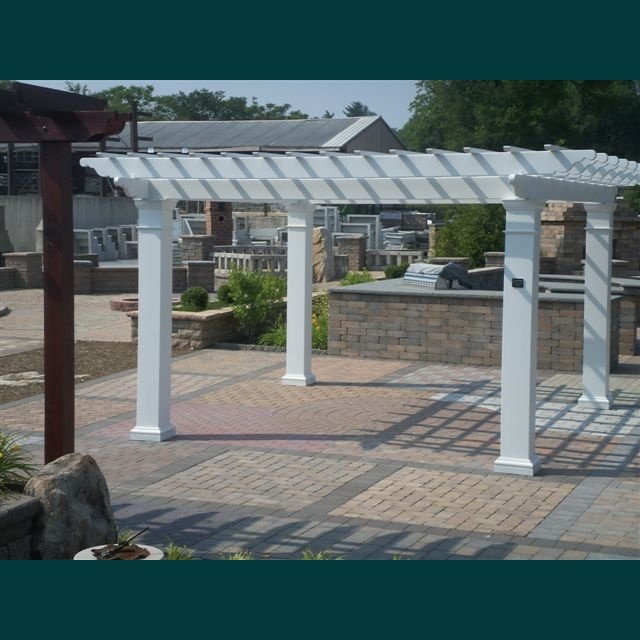 Arbors Direct - Serenity 8'x8' Pergola with Square Columns - 920101