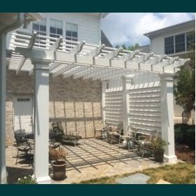 Arbors Direct - Privacy Screen for 12’x12’ Serenity Pergola - 910122