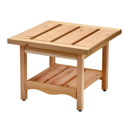 Dundalk Leisurecraft Canadian Timber - Adirondack Square Table - Red Cedar - 70122018