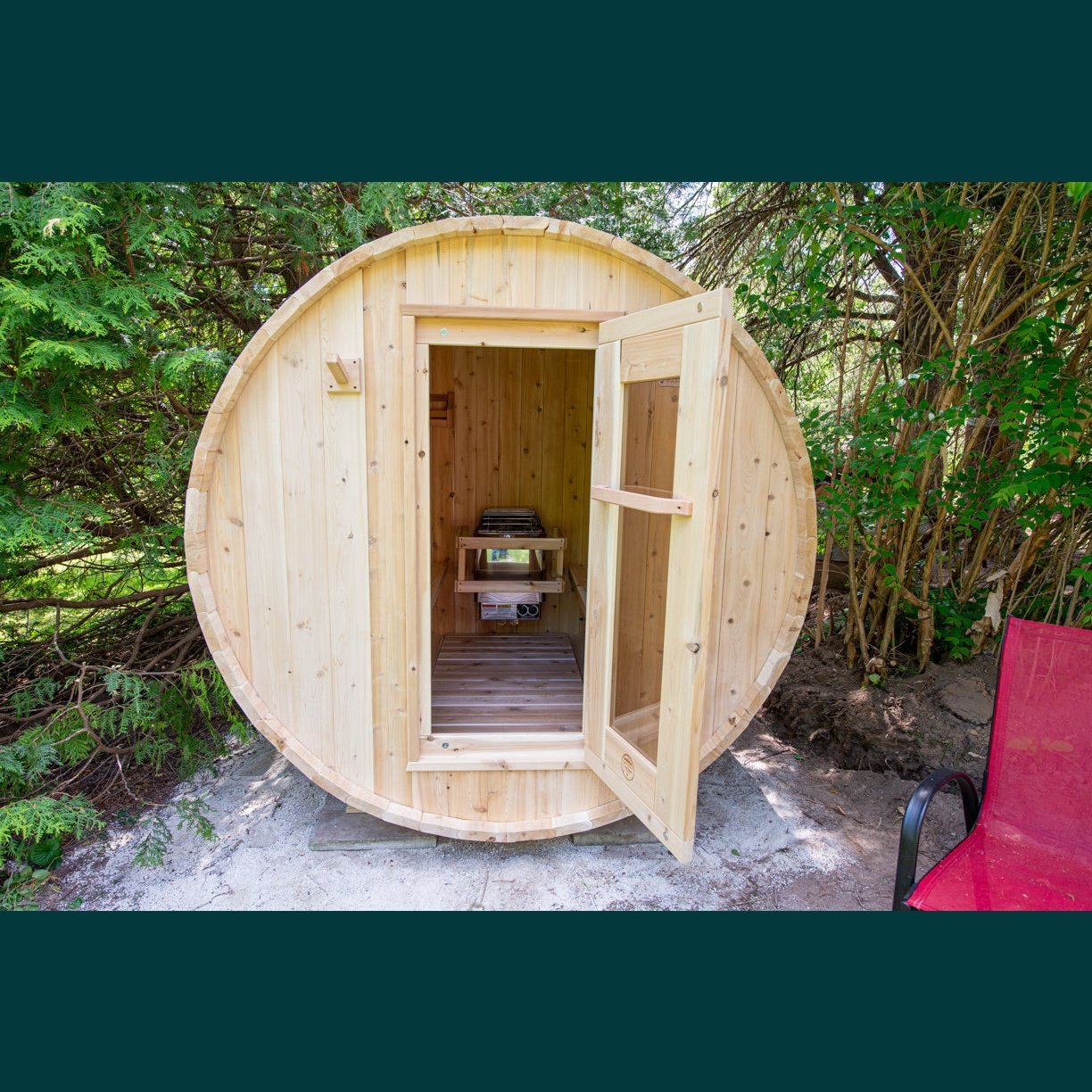 Dundalk Leisurecraft Canadian Timber - Harmony Barrel Sauna CTC22W