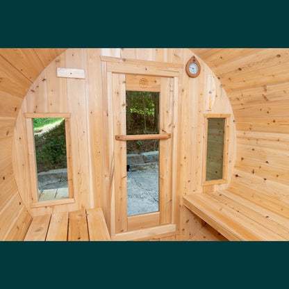 Dundalk Leisurecraft Canadian Timber - Tranquility Barrel Sauna CTC2345W