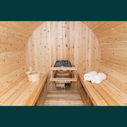 Dundalk Leisurecraft Canadian Timber - Tranquility Barrel Sauna CTC2345W