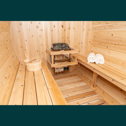 Dundalk Leisurecraft Canadian Timber - Tranquility Barrel Sauna CTC2345W