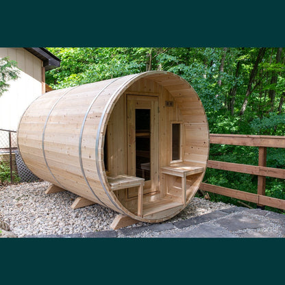 Dundalk Leisurecraft Canadian Timber - Tranquility Barrel Sauna CTC2345W