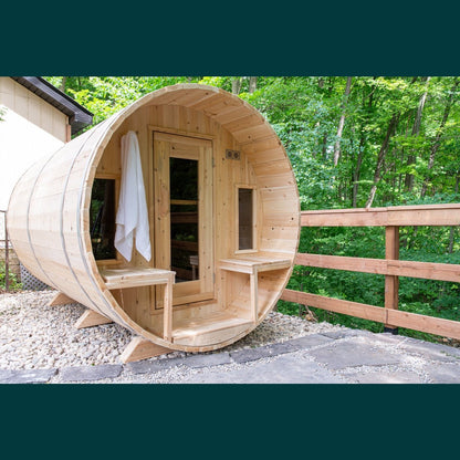 Dundalk Leisurecraft Canadian Timber - Tranquility Barrel Sauna CTC2345W