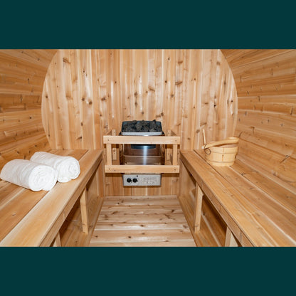 Dundalk Leisurecraft Canadian Timber - Serenity Barrel Sauna CTC2245W