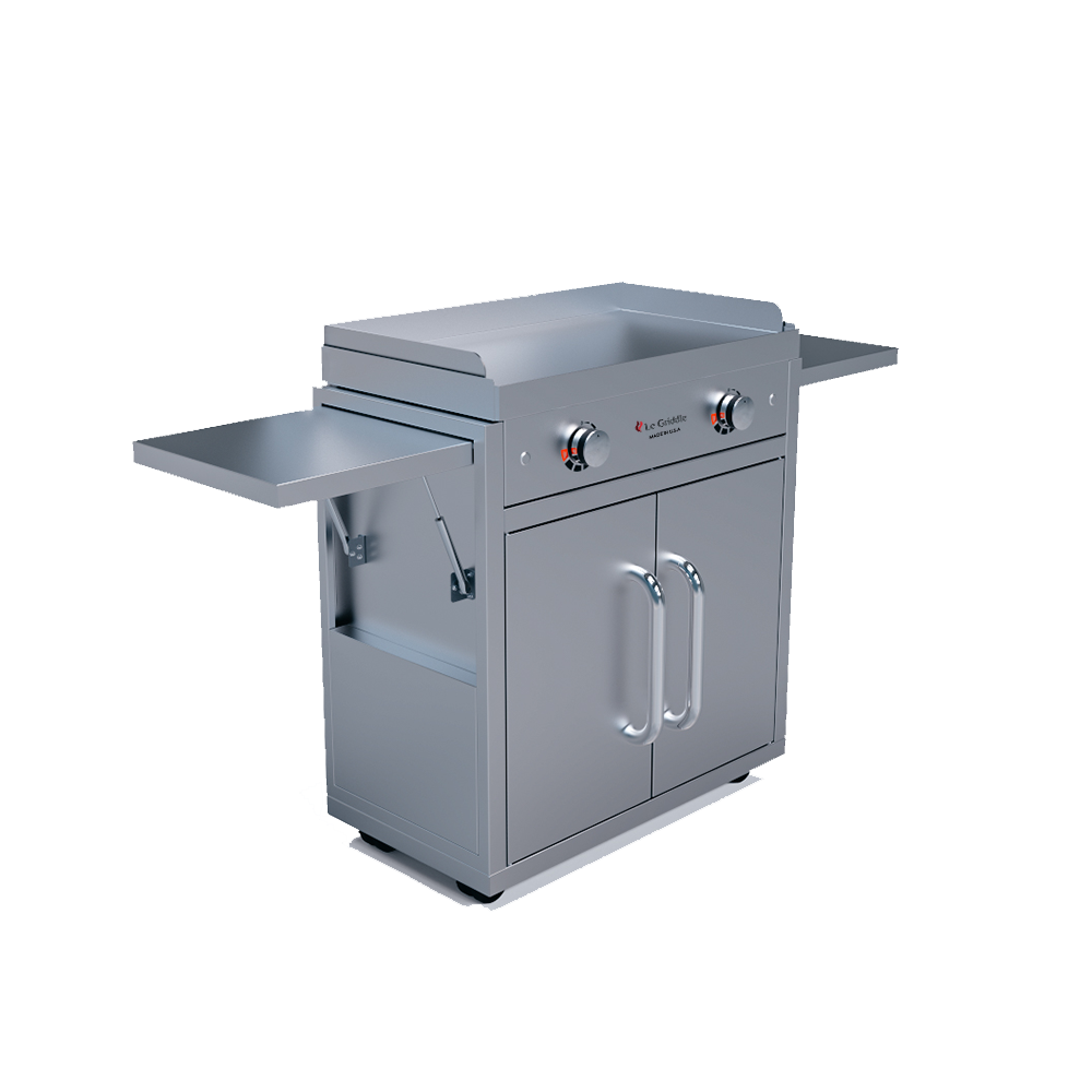 Le Griddle - Dual Burner Griddle wtih Cart - Electric GEE75 CK