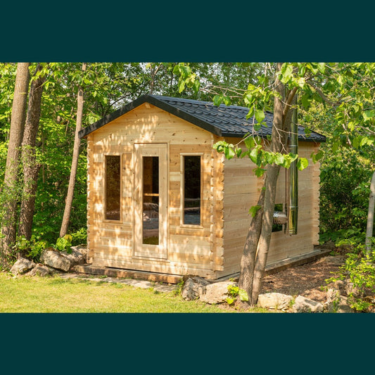 Dundalk Leisurecraft Canadian Timber - Georgian Cabin Sauna with Changeroom CTC88CW