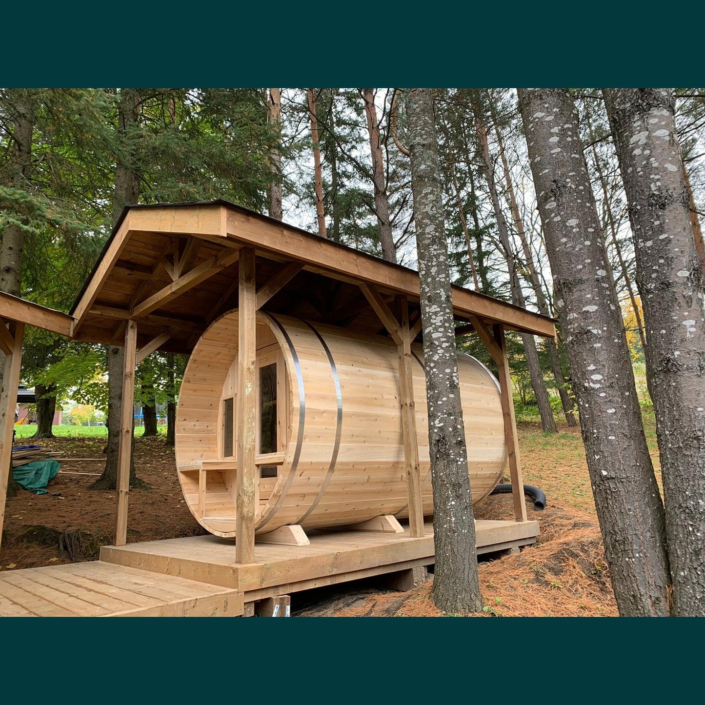 Dundalk Leisurecraft Canadian Timber - Tranquility Barrel Sauna CTC2345W