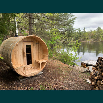 Dundalk Leisurecraft Canadian Timber - Serenity Barrel Sauna CTC2245W