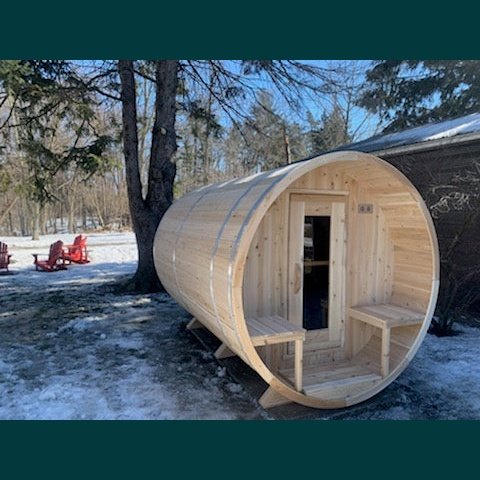 Dundalk Leisurecraft Canadian Timber - Serenity Barrel Sauna CTC2245W