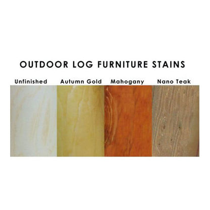 Dundalk Leisurecraft Canadian Timber - Log Chair Footrest - L108