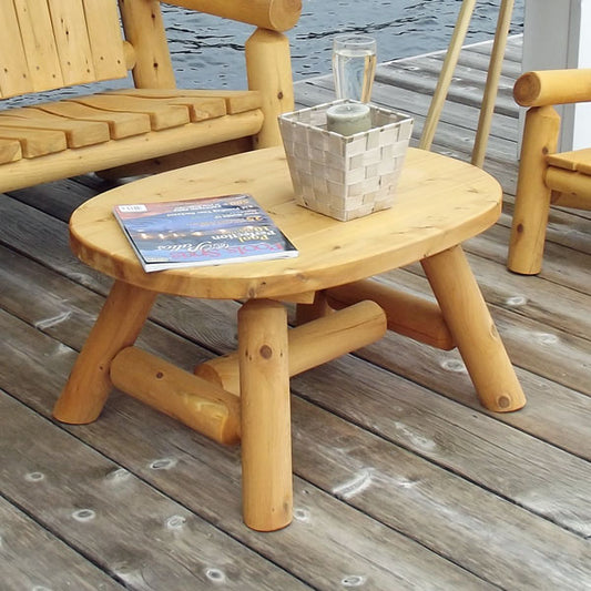 Dundalk Leisurecraft Canadian Timber - Oval Coffee Table - L138