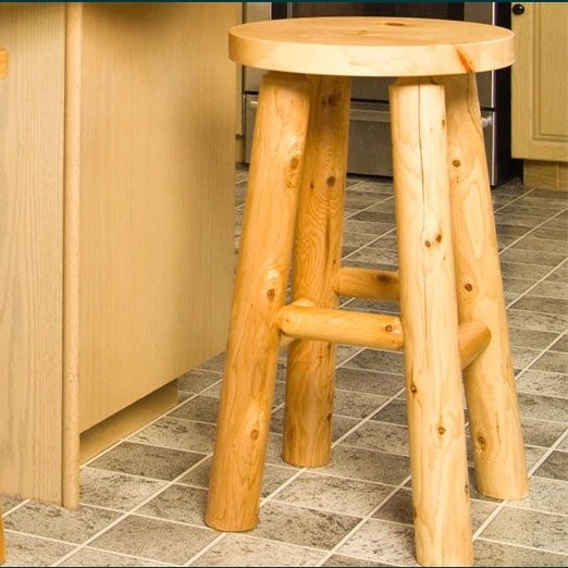 Dundalk Leisurecraft Canadian Timber - 30" Stool - L141