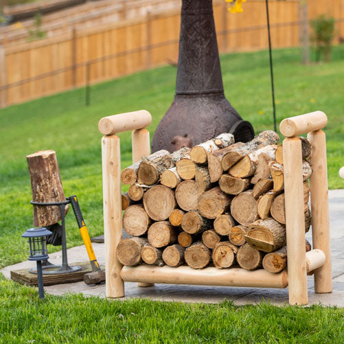 Dundalk Leisurecraft Canadian Timber - Log Firewood Rack - L356