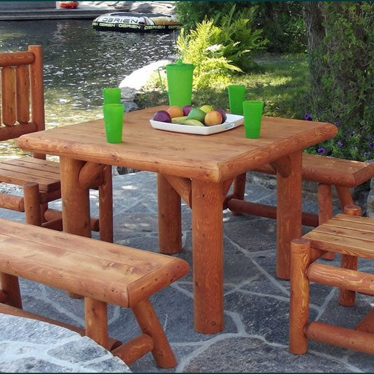 Dundalk Leisurecraft Canadian Timber - 42x42 Outdoor Dining Table - L510