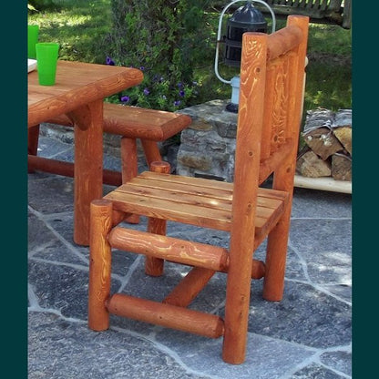 Dundalk Leisurecraft Canadian Timber - Outdoor Dining Side Chair - L562