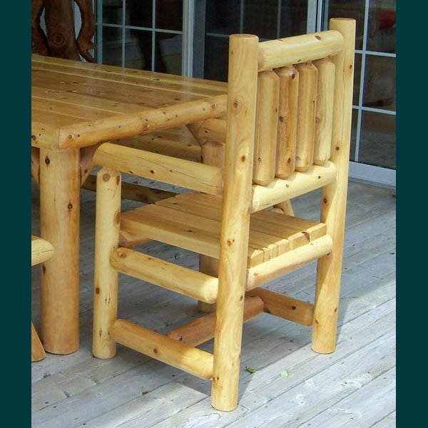 Dundalk Leisurecraft Canadian Timber - Outdoor Dining Arm Chair - L564