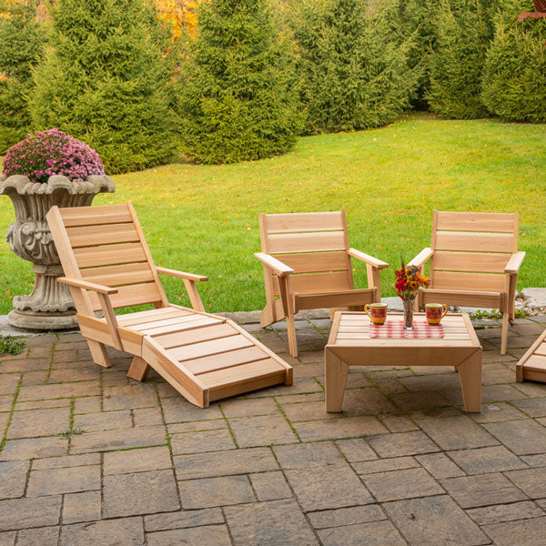 Dundalk Leisurecraft Canadian Timber - Pacific Modern Outdoor Lounge - PM210