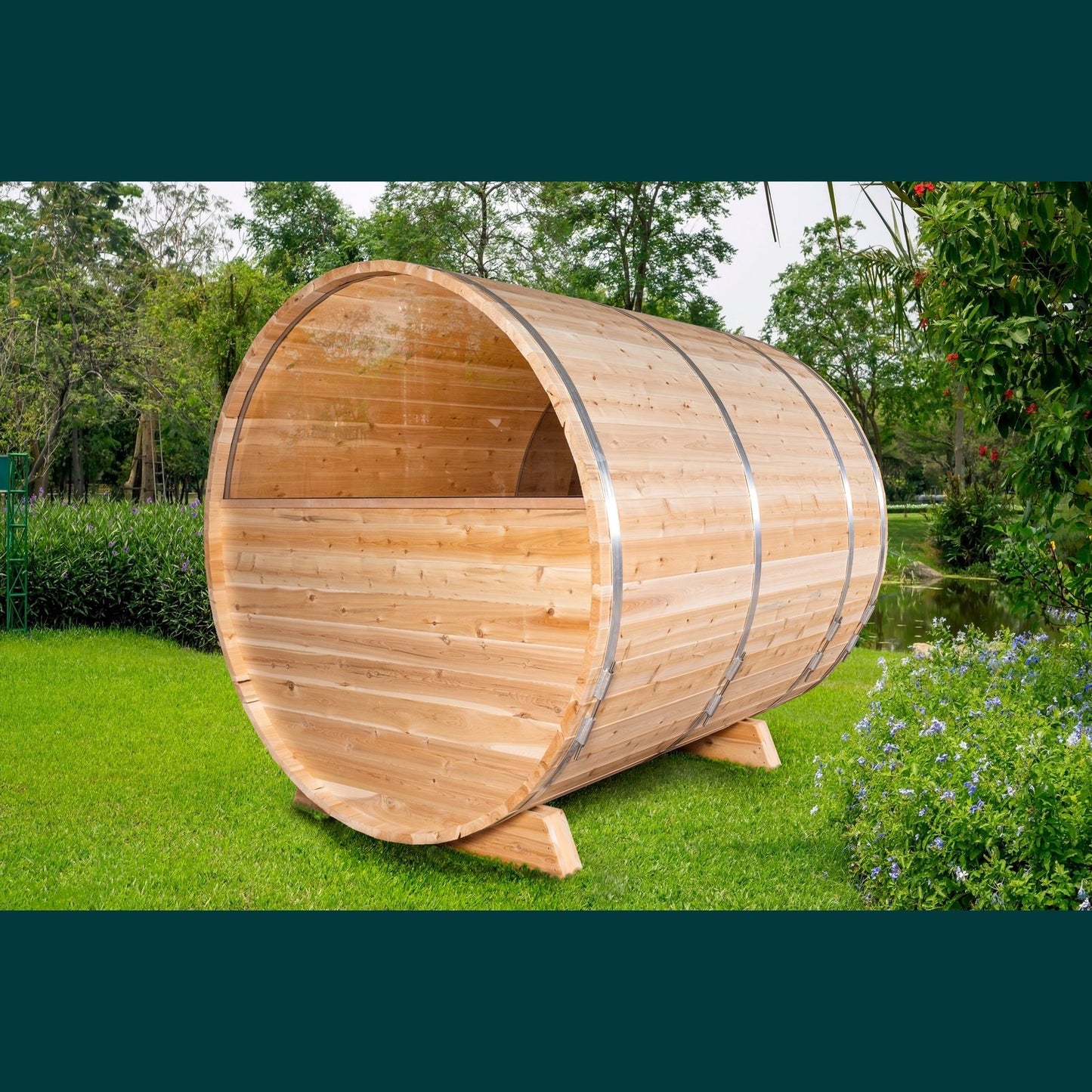 Dundalk Leisurecraft Canadian Timber - Serenity MP Barrel Sauna CTC2245MP