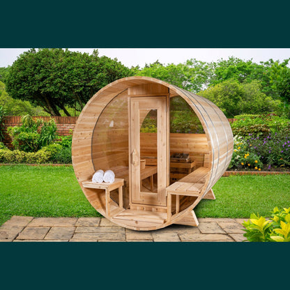 Dundalk Leisurecraft Canadian Timber - Serenity MP Barrel Sauna CTC2245MP