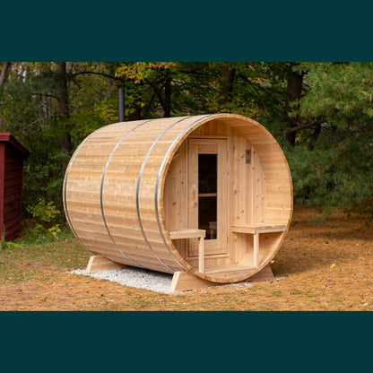 Dundalk Leisurecraft Canadian Timber - Serenity Barrel Sauna CTC2245W