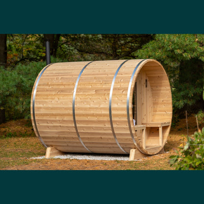 Dundalk Leisurecraft Canadian Timber - Serenity Barrel Sauna CTC2245W