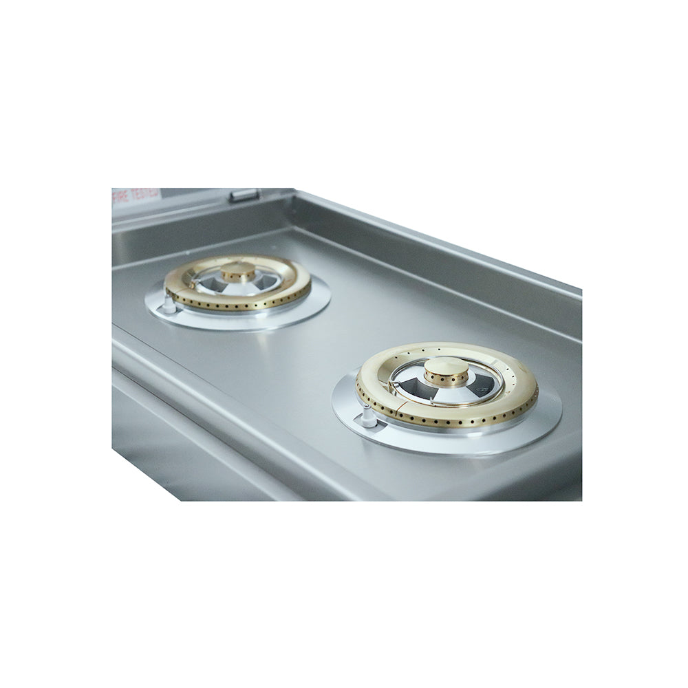 Renaissance Cooking Systems - Cutlass Pro Double Side Burner W/ Blue LEDs - RDB1EL/RDB1EL LP