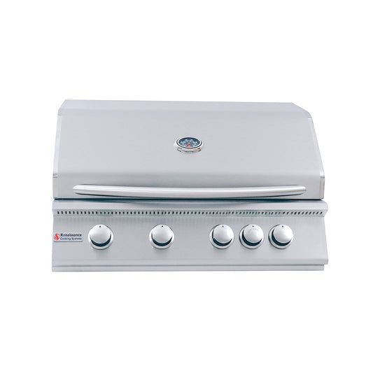 Renaissance Cooking Systems - 32" Premier Grill W/ Rear Burner - RJC32A/RJC32A LP