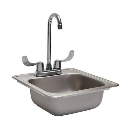 Renaissance Cooking Systems - 15"x15" Stainless Steel Sink & Faucet - RSNK1